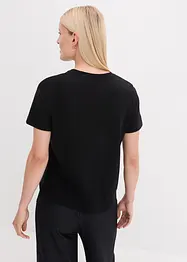 T-shirt met glitterprint, bonprix