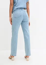 Mid waist stretch jeans, straight, bonprix