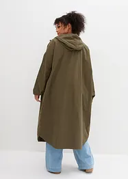 Parka in trenchcoatstijl, verstelbaar in taille, bonprix