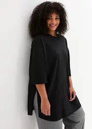 Oversized longshirt met zijsplitten, bonprix