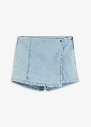 Jeans broekrok in wikkellook, bonprix