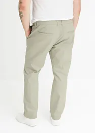 Loose fit stretch chino met biologisch katoen, straight, bonprix