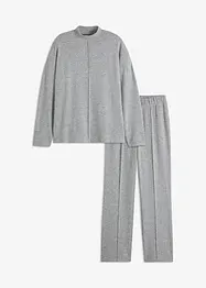 Pyjama van zacht materiaal (2-dlg. set), bonprix