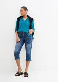 Mid waist stretch jeans, straight, bonprix