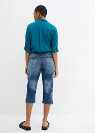 Mid waist stretch jeans, straight, bonprix