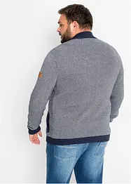 Grof gebreide vest met opstaande kraag, bonprix