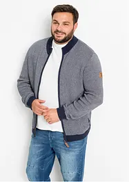 Grof gebreide vest met opstaande kraag, bonprix