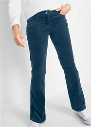 Stretch corduroy broek, bootcut, bonprix