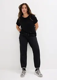 Sweatpants in een katoenmix (set van 2), bonprix