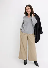 Oversized trui met 3/4 mouwen, bonprix