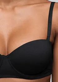 Strapless beugel bh met biologisch katoen (set van 2), bonprix
