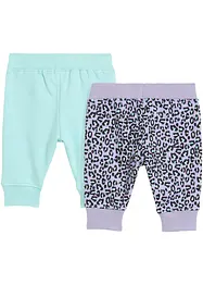 Baby sweatpants (set van 2) van biologisch katoen, bonprix