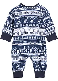 Baby jumpsuit met Noors patroon van biologisch katoen, bonprix