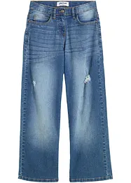 Meisjes jeans, wide leg, bonprix