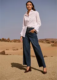 Wide leg jeans met high waist, bonprix