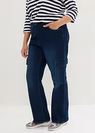 Cargo jeans met high waist comfortband, bonprix