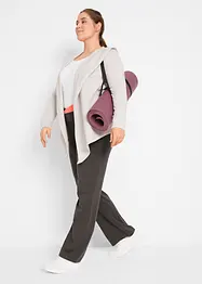 Katoenen sportbroek, bootcut (set van 2), bonprix
