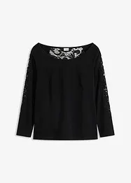 Longsleeve met cut-outs, bonprix