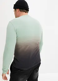 Longsleeve met kleurverloop, slim fit, bonprix