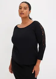 Longsleeve met cut-outs, bonprix