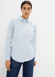 Essential Oxford blouse, slim fit, bonprix