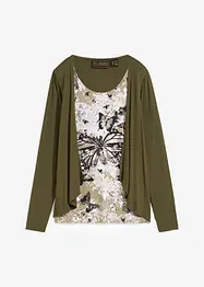 2-in-1 shirt met print, bonprix