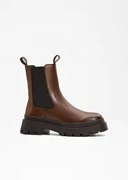 Chelsea boots van leer, bonprix