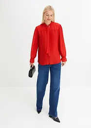 Plissé blouse, bonprix