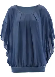 Chiffon blouse met ondershirt, bonprix