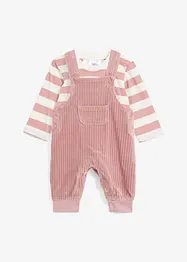 Baby longsleeve en tuinbroek (2-dlg. set), bonprix