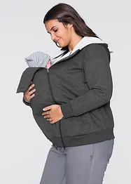Zwangerschaps sweatvest / draagvest met zachte binnenkant, bonprix