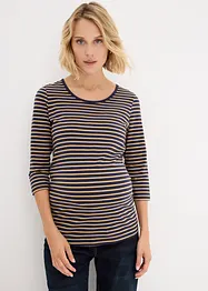 Zwangerschapsshirt (set van 2) met biologisch katoen, bonprix