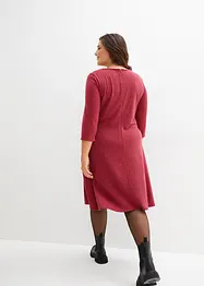 Punto di roma jurk met jacquard patroon, bonprix