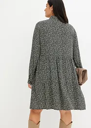 Crêpe blousejurk van viscose, bonprix