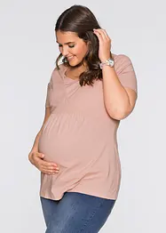 2-in-1 zwangerschapsshirt / voedingsshirt (set van 2), bonprix