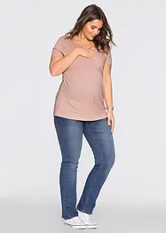 2-in-1 zwangerschapsshirt / voedingsshirt (set van 2), bonprix