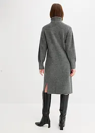 Gebreide jurk met split, bonprix