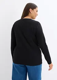 Longsleeve van biologisch katoen (set van 2), bonprix