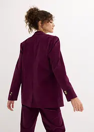 Corduroy blazer met dubbele knopen en biologisch katoen, bonprix