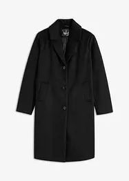 Korte coat in wollen look, bonprix