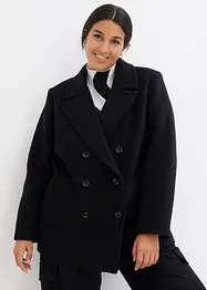 Peacoat van wolmix, bonprix