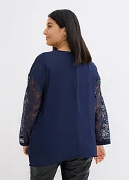 Tuniek met kant en glittersteentjes, bonprix