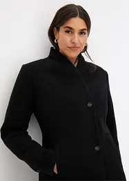 Korte coat in wollen look, bonprix