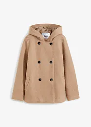 Peacoat van zacht bouclé, bonprix