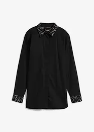 Overhemdblouse met studs, bonprix