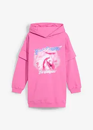 Meisjes oversized hoodie van biologisch katoen, bonprix