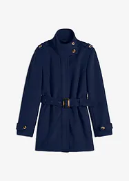 Korte coat met wol, bonprix