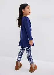 Meisjes shirt en legging met biologisch katoen (2-dlg. set), bonprix