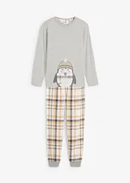 Kinderen pyjama met flanellen broek (2-dlg. set), bonprix