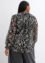 Blouse met sierboord, bonprix